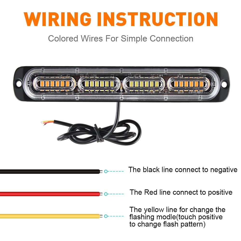 12v 24v Red White Amber Truck 2led Side Clearance Marker Light Trailer Side Tail Led Flash Lights