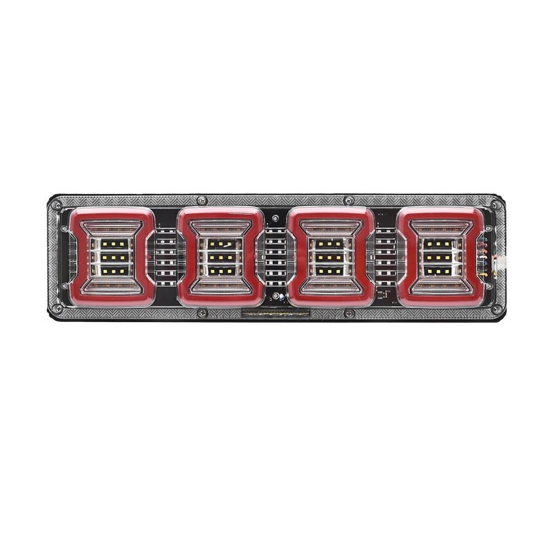 Dynamic LED Truck Tail Light Reverse Lamp 24V Turn Signal Rear Brake Semi Trailer Lorry Bus Camper Caravan