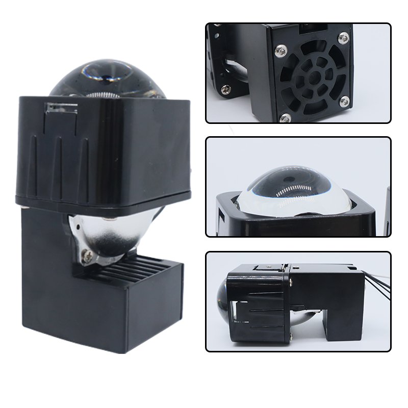 1.5 Inch Matrix Plus Led Projector Headlight Mini Bi Led Projector Lens High Low Beam 6000K