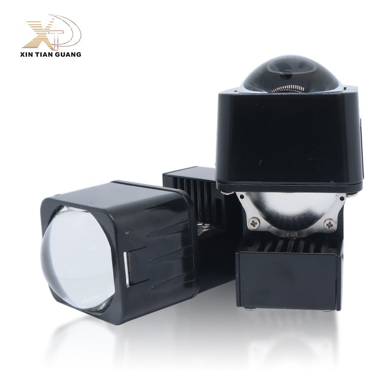 1.5 Inch Matrix Plus Led Projector Headlight Mini Bi Led Projector Lens High Low Beam 6000K