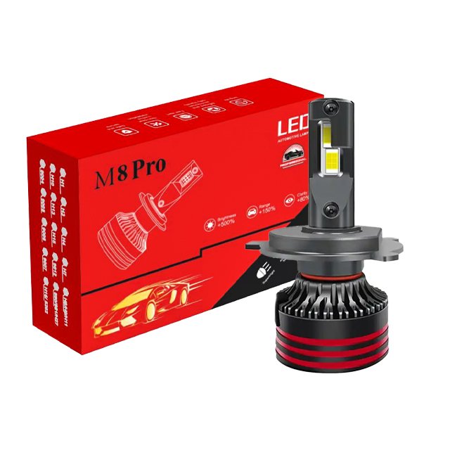 Auto Lighting System X7 H7 H11 H4 M8pro Led Headlights Bulb 9006 Bus Headlamp Led Lighting for Vehicle Cars Led Head Lights 4 Si