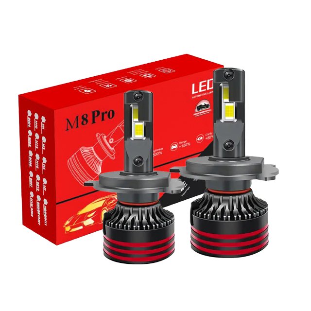 Auto Lighting System X7 H7 H11 H4 M8pro Led Headlights Bulb 9006 Bus Headlamp Led Lighting for Vehicle Cars Led Head Lights 4 Si