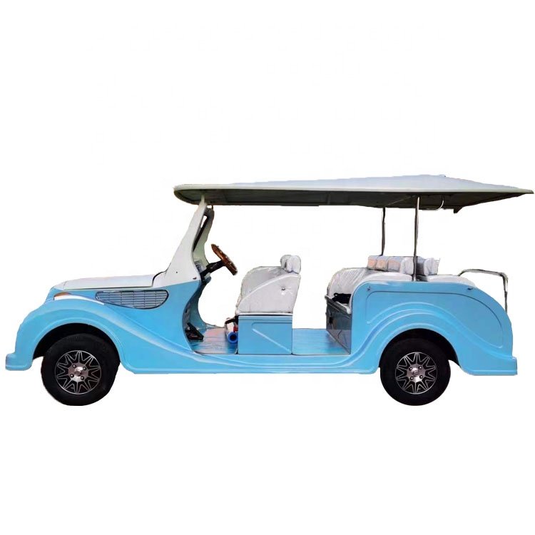 New Design Classic Vintage Electric Sightseeing Bus Car Body Shell Retro Full Size Cars for Sale Price Electrifying Whole