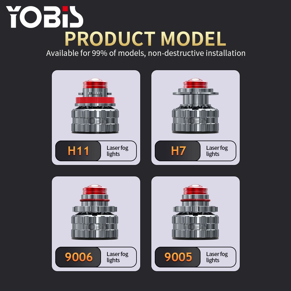 2025 New Trend Auto Car Accessories Winter Projector Fog Lights H11 HB3 HB4 H7 9005 9006 for Motorcycle Cars