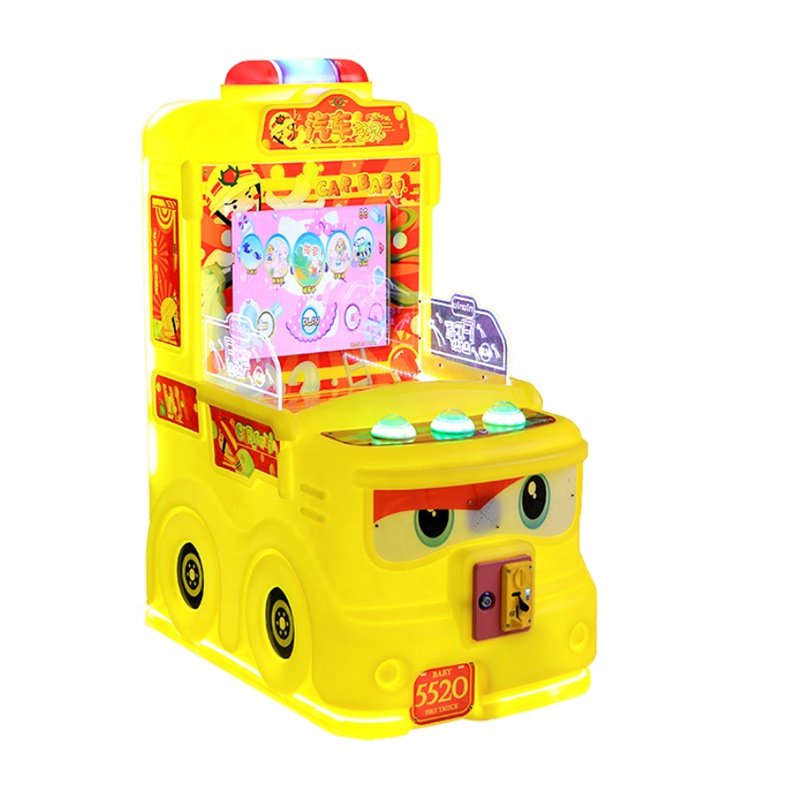 Bus Baby Indoor Arcade Upright Car Racing Coin Operated Children Game for Shopping Mall Kid Racing Game Machine