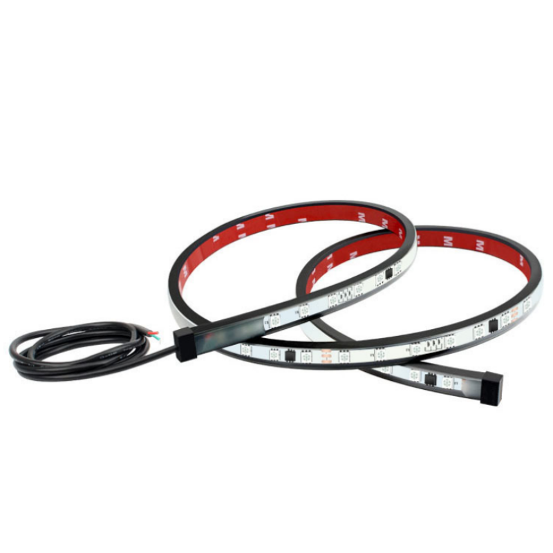 RGB LED Strip Light APP ControlLED 24V Daytime Running Light for Truck 1/1.2/1.5/1.8/2/2.4M Colorful LED Light Strip for Bus Atm