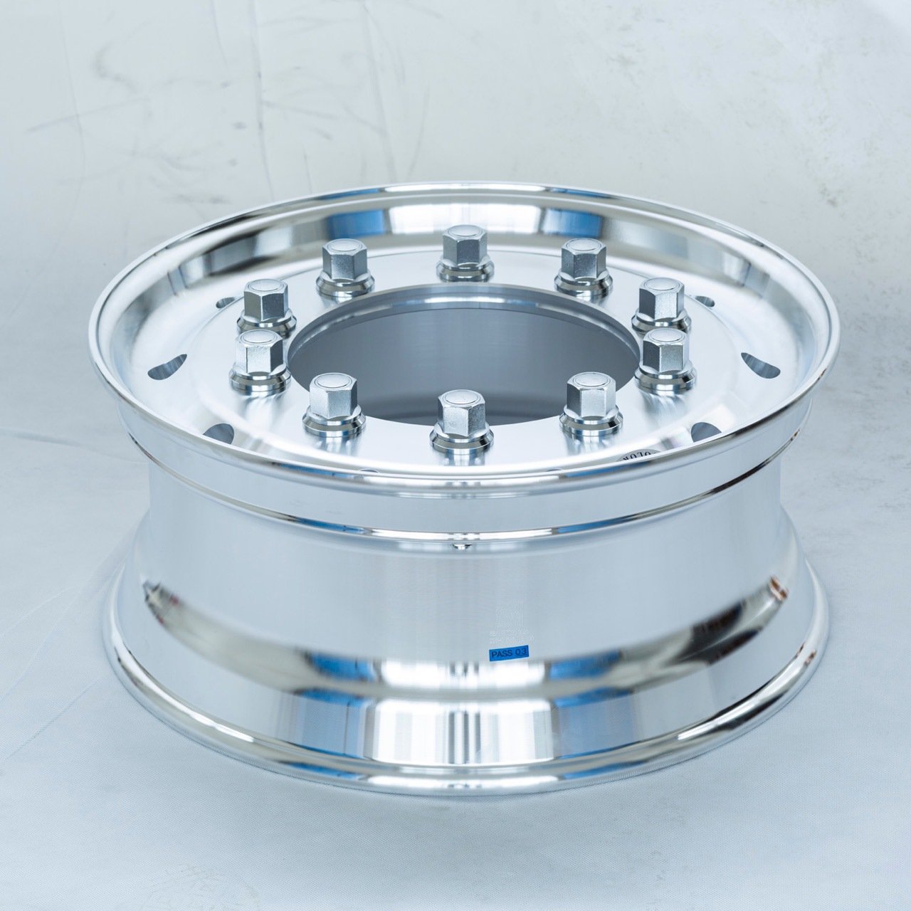 Truck and Bus Forged Aluminum Ring 22.5*9.0 Forged Wheel Hub 10 Hole Aluminum Ring Automatic Balancer Device Rim