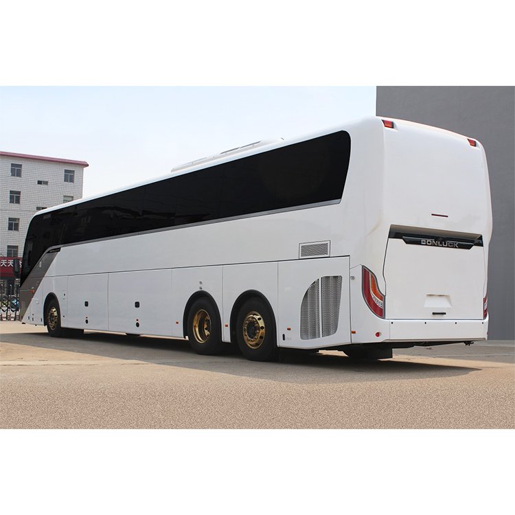 BONLUCK Tour coach Bus 75 Seats Autobuses Transportation Vehicles 6X4 diesel Engine Used Bus