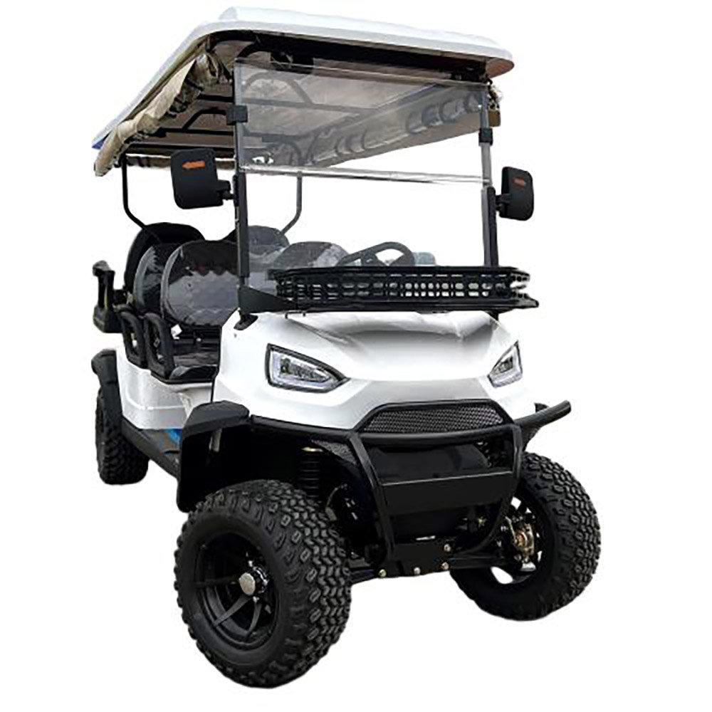Luxurious Classic Golf Car 6-Seater Electric Golf Buggy 72V Lithium Battery Electric Shuttle Bus-Sightseeing Cart