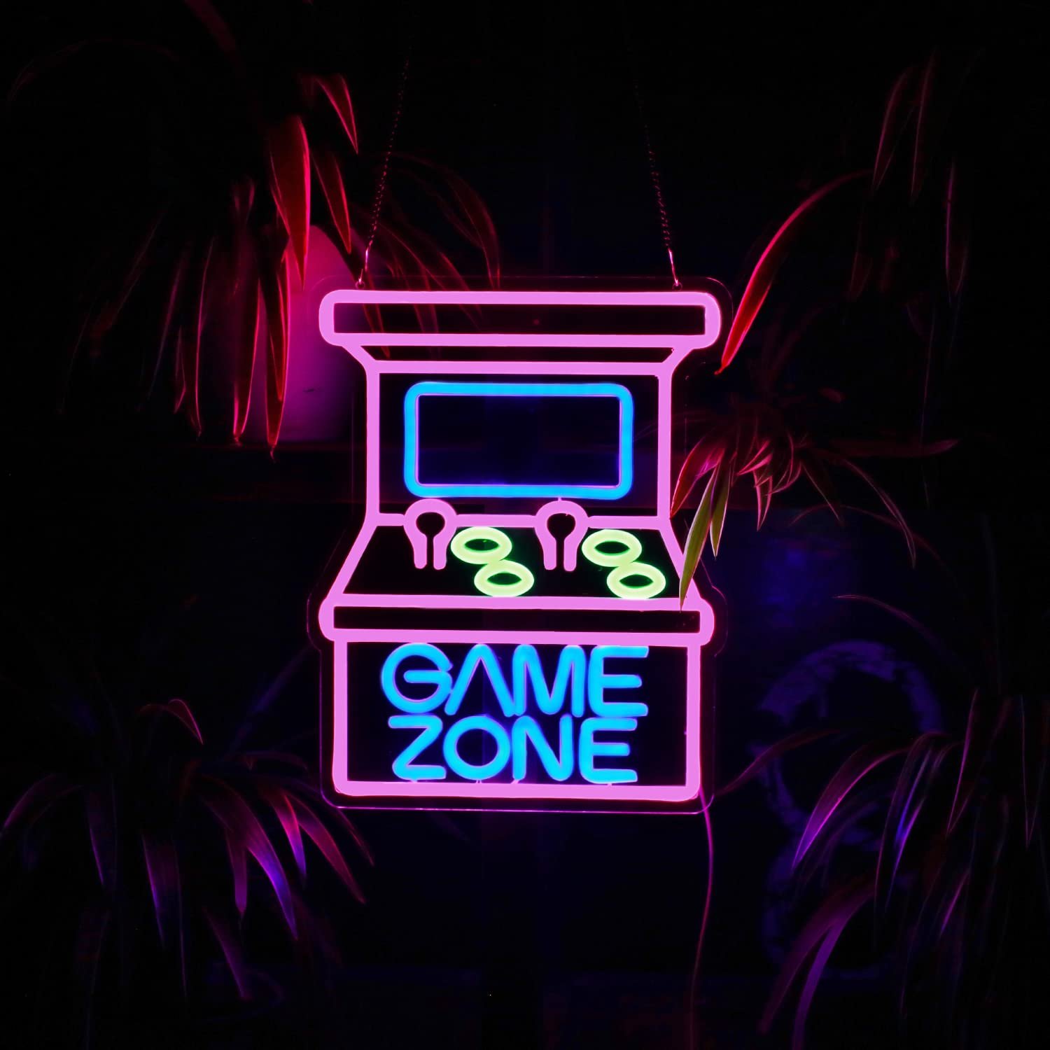 Arcade Machine Neon Sign for Party Vintage Arcade Neon Sign Dimmable LED Neon Light for Wall