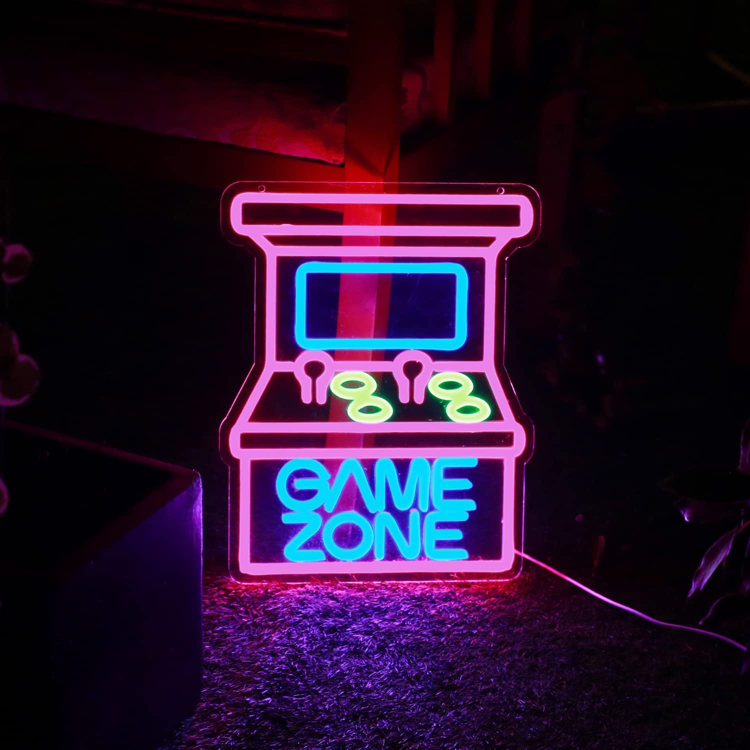 Arcade Machine Neon Sign for Party Vintage Arcade Neon Sign Dimmable LED Neon Light for Wall