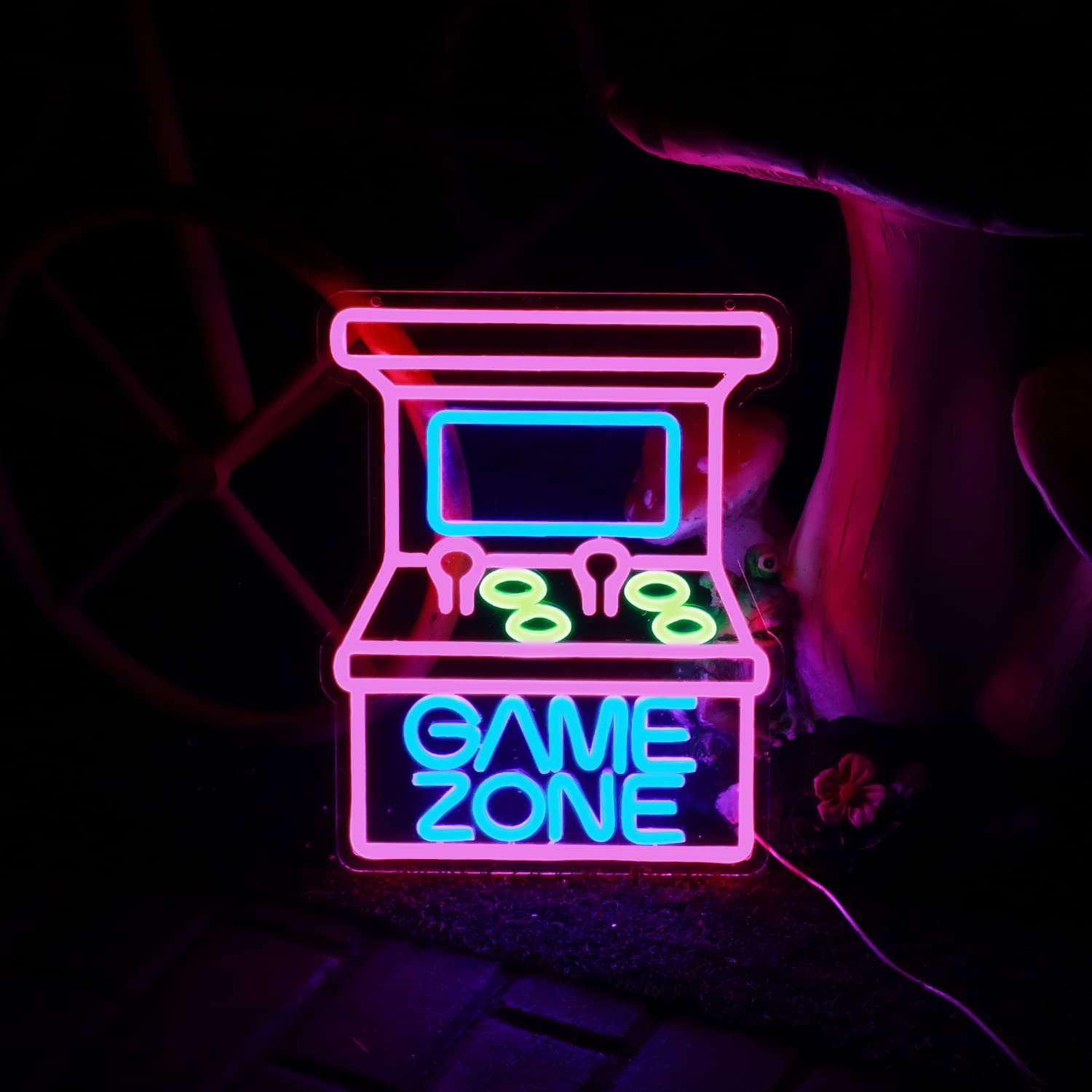 Arcade Machine Neon Sign for Party Vintage Arcade Neon Sign Dimmable LED Neon Light for Wall