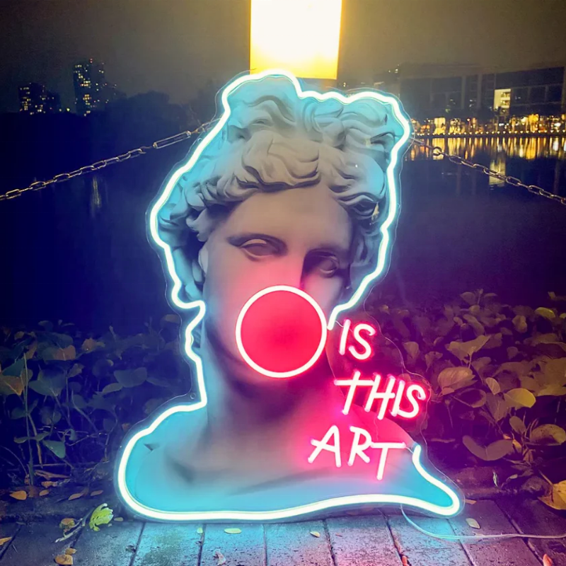 Neon Art Design Led Light up Sign UV Printed Style Led Neon Light Sign Art Anime Character Neon Sign Light for Wall Decoration