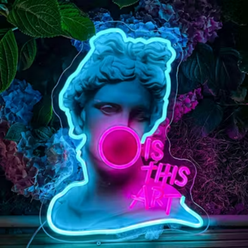Neon Art Design Led Light up Sign UV Printed Style Led Neon Light Sign Art Anime Character Neon Sign Light for Wall Decoration