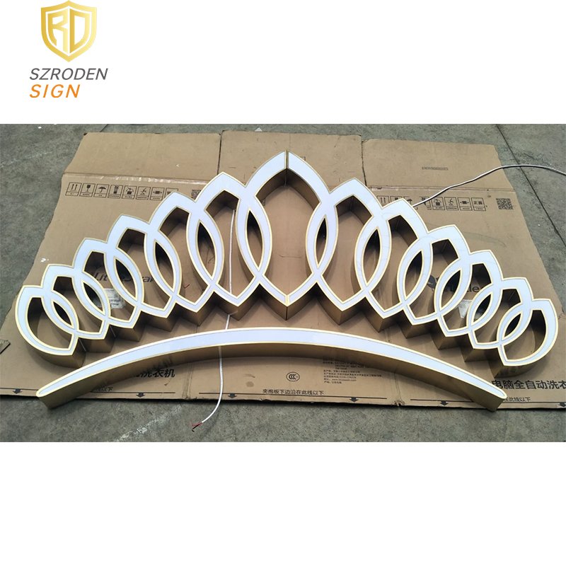 Store Outdoor Sign 3D Illuminated Led Light Channel Letter Smoke Shop Sign for Business Sign
