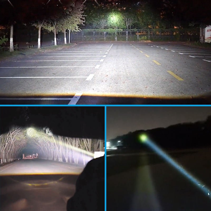 New Arrivals P60 Bi Led Projector Bi Laser Lens 3.0 Inch Faro LED High Low Beam Luz Proyector Turboes Car Dual Laser Headlight