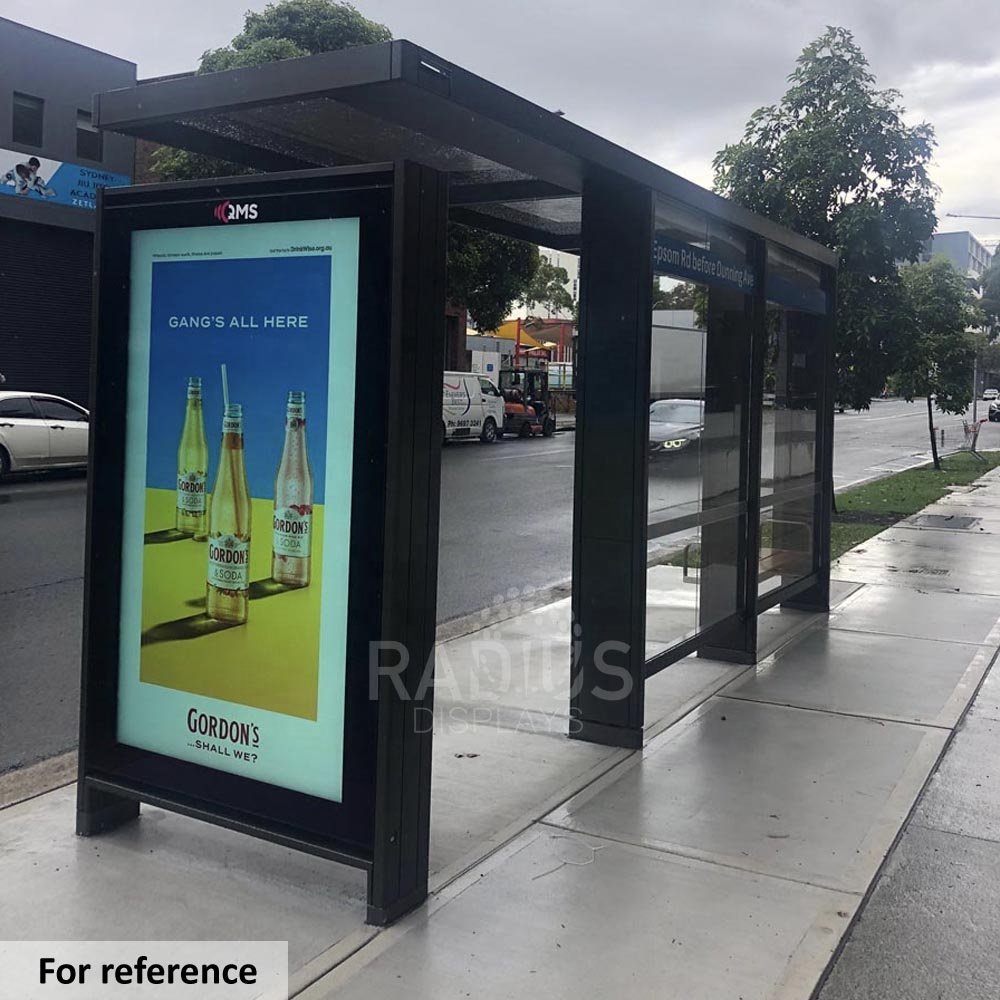 Customized Smart City Furniture Public Facility Intelligent Bus Shelter