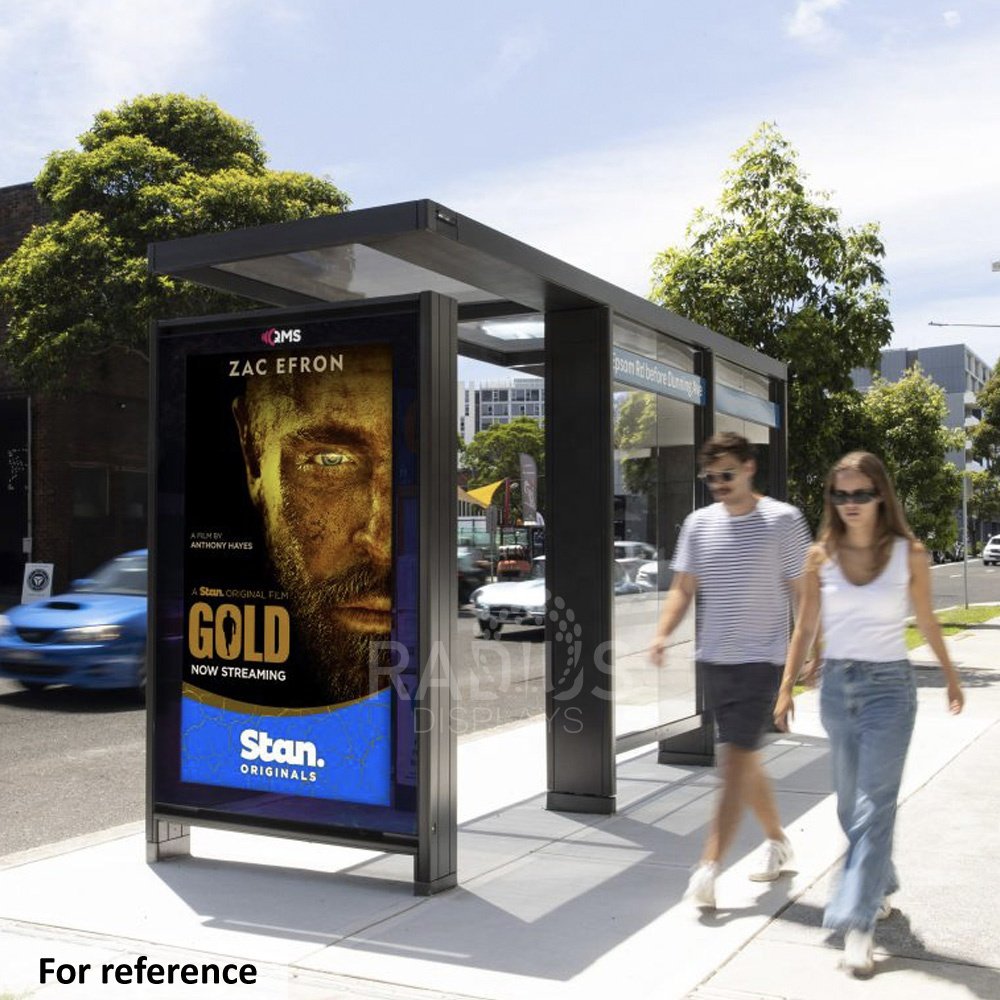 Customized Smart City Furniture Public Facility Intelligent Bus Shelter