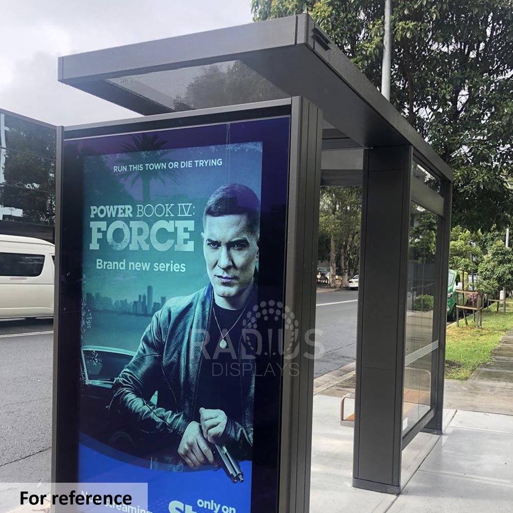Customized Smart City Furniture Public Facility Intelligent Bus Shelter