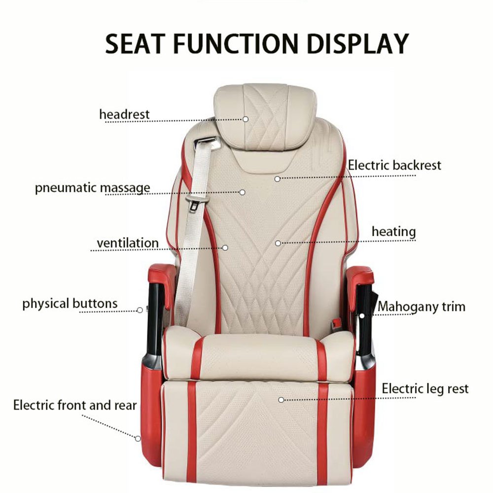 Cheapest Van Interior Accessories Customized Chair Captain Van Seat for Mercedes Sprinter v Klasse Hiace Car Seat