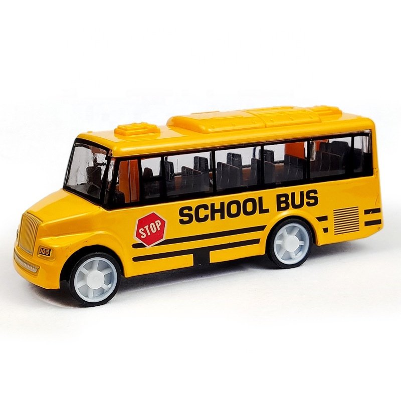 Diecast Toy Model Alloy DieCast Model Vehicle Alloy Bus Model Car Ornament Toy Vehicle Interactive Toy for Boys