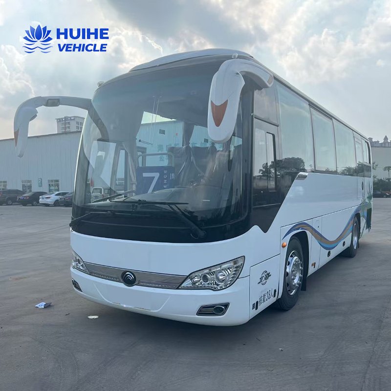 China 30-Seats Used New Bus for Sale Diesel Fuel Manual Transmission Euro 3 Emission Standard RHD & LHD Steering