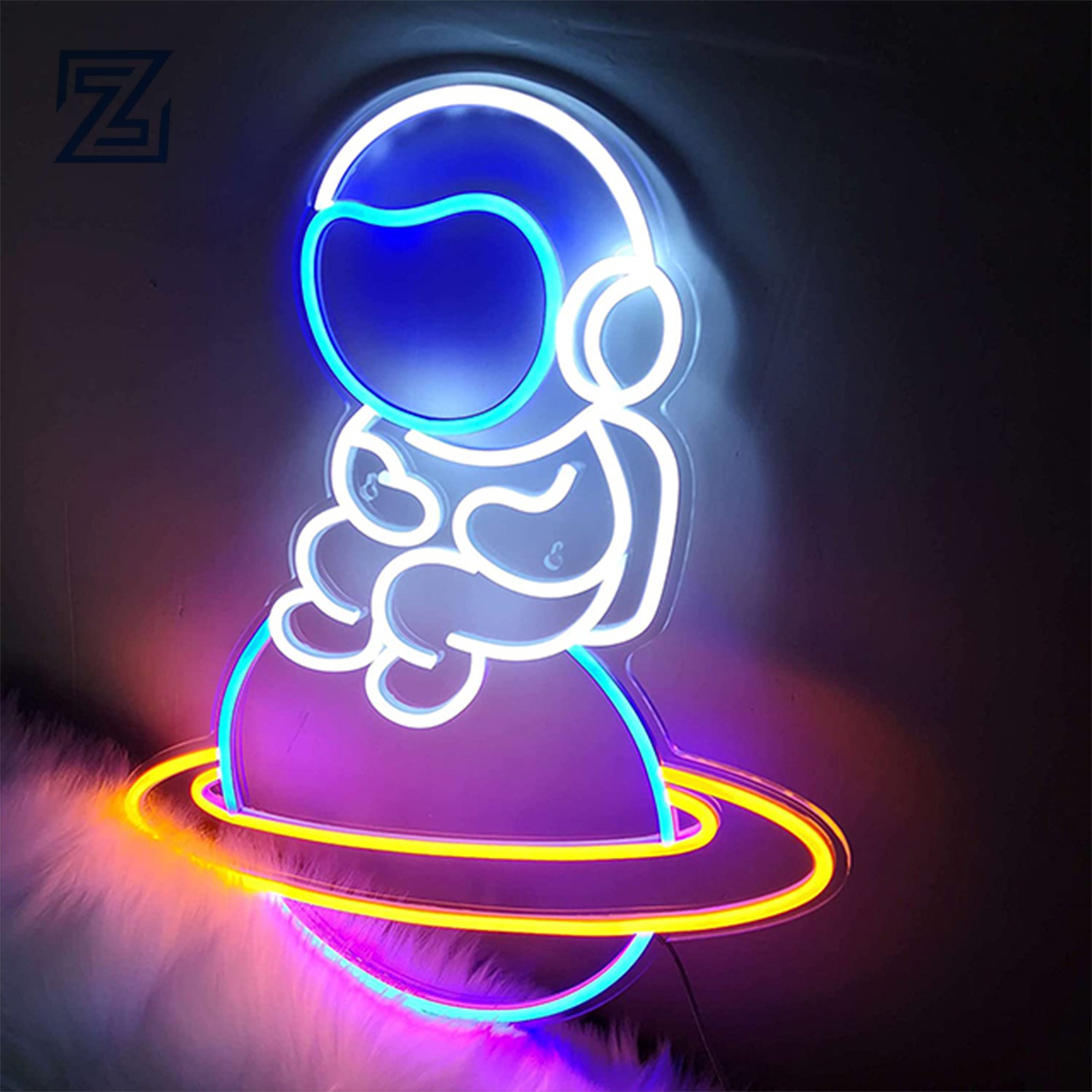 Original Takashi MURAKAMI Sun Flower Wall Hangings Neon Light Creative Shop Wall Art Decorations