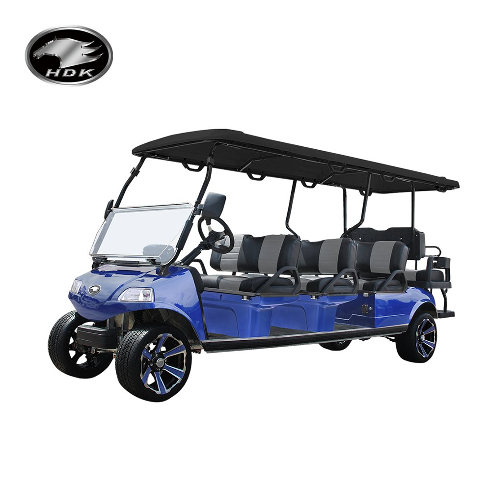CE 8 Seater Utility Car Scooter Park Hotel Standard Good Price Club Car Dashboard Sightseeing Vehicle Electric Golf Buggy Cart