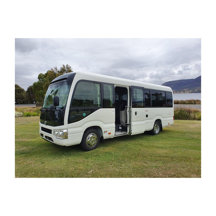 Hot Selling Toyota coaster Bus 2TR Gasoline Engine Used Toyo Coster 23 Seats Uesd Coach Bus Long Distance Bus