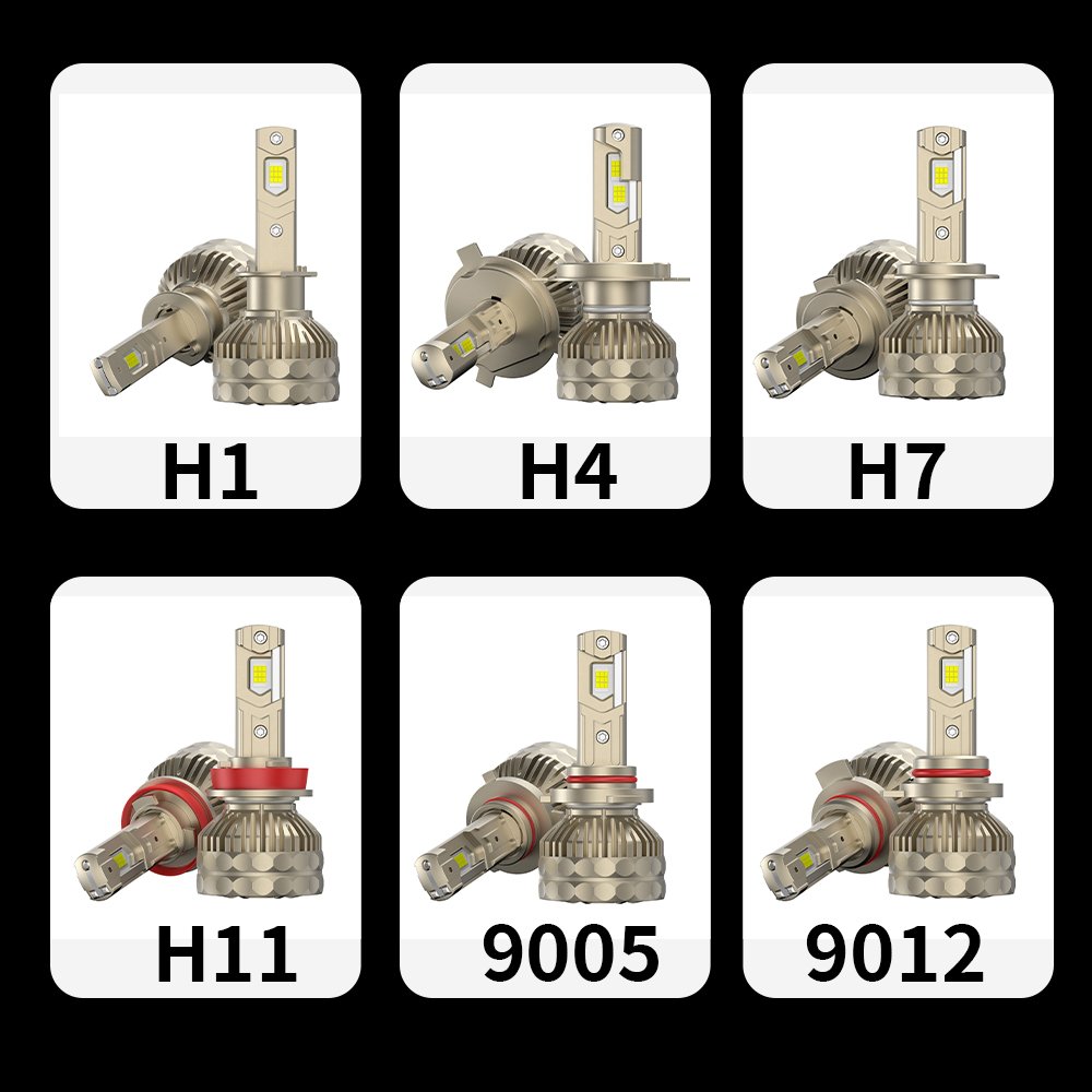Wholesales Factory T9S 3570 Led Chips Three Copper Tubes 180w 18000lm H1 H4 H11 9005 9006 9012 H7 Led Headlight Bulb