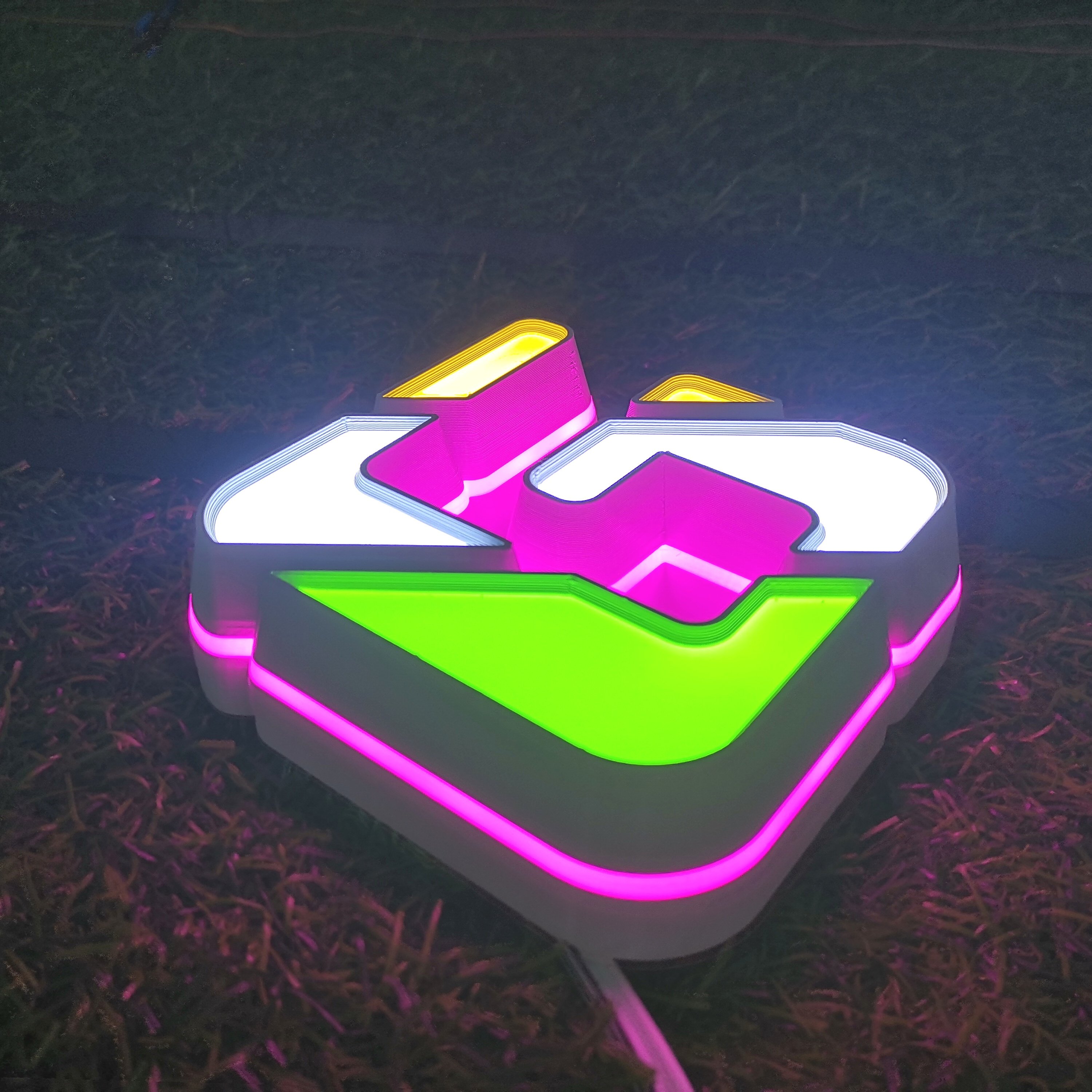 Wholesale High Quality 3D Luminous Sign Colorful Low Price Shop Business Indoor and Outdoor Light Signs