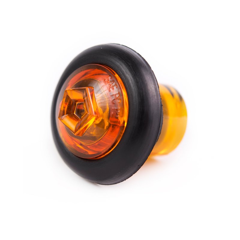 Factory Wholesale Mini 0.75" Amber Led Round Clearance Marker Lights 12v 24v for Truck Trailer and Lorry