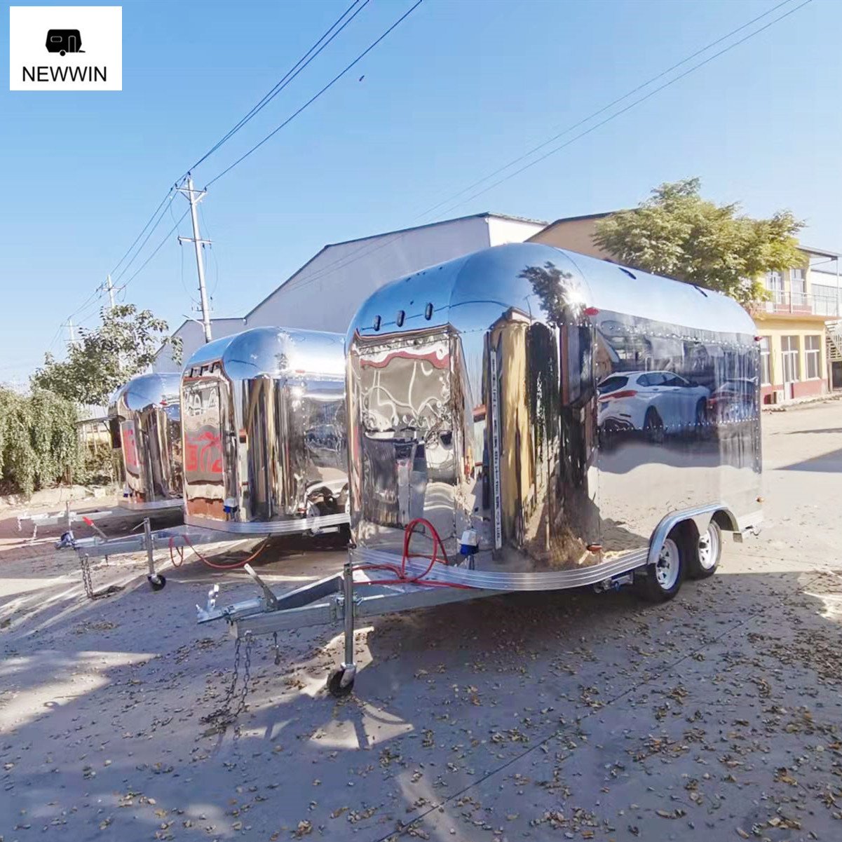 Weifang Newwin Food Van Food Trucks for Sale in China Trailer Cart for Sale Food Trailer Airstream