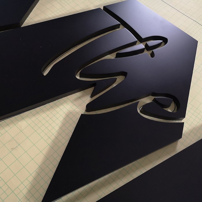 Custom Laser Cut Acrylic 3D Logo Pvc Plastic Commercial Office Decor Letters Sign