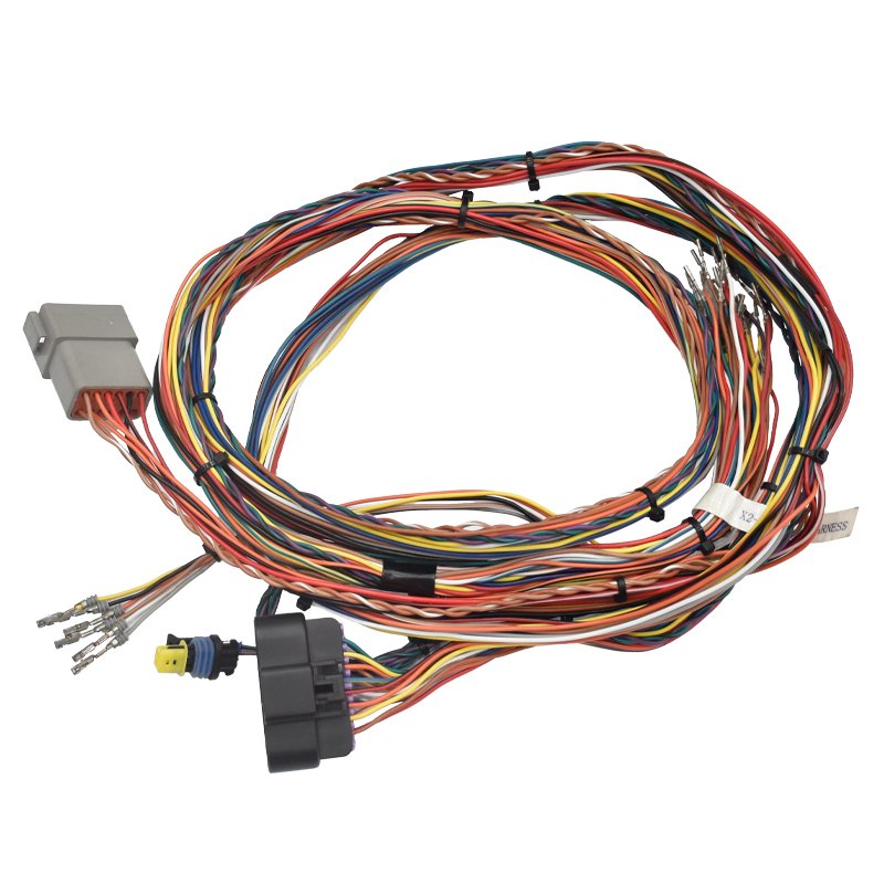 Custom Waterproof Wiring Harness Full Kits with X1-4L40E Connector for Motorcycle Automobile Truck Bus