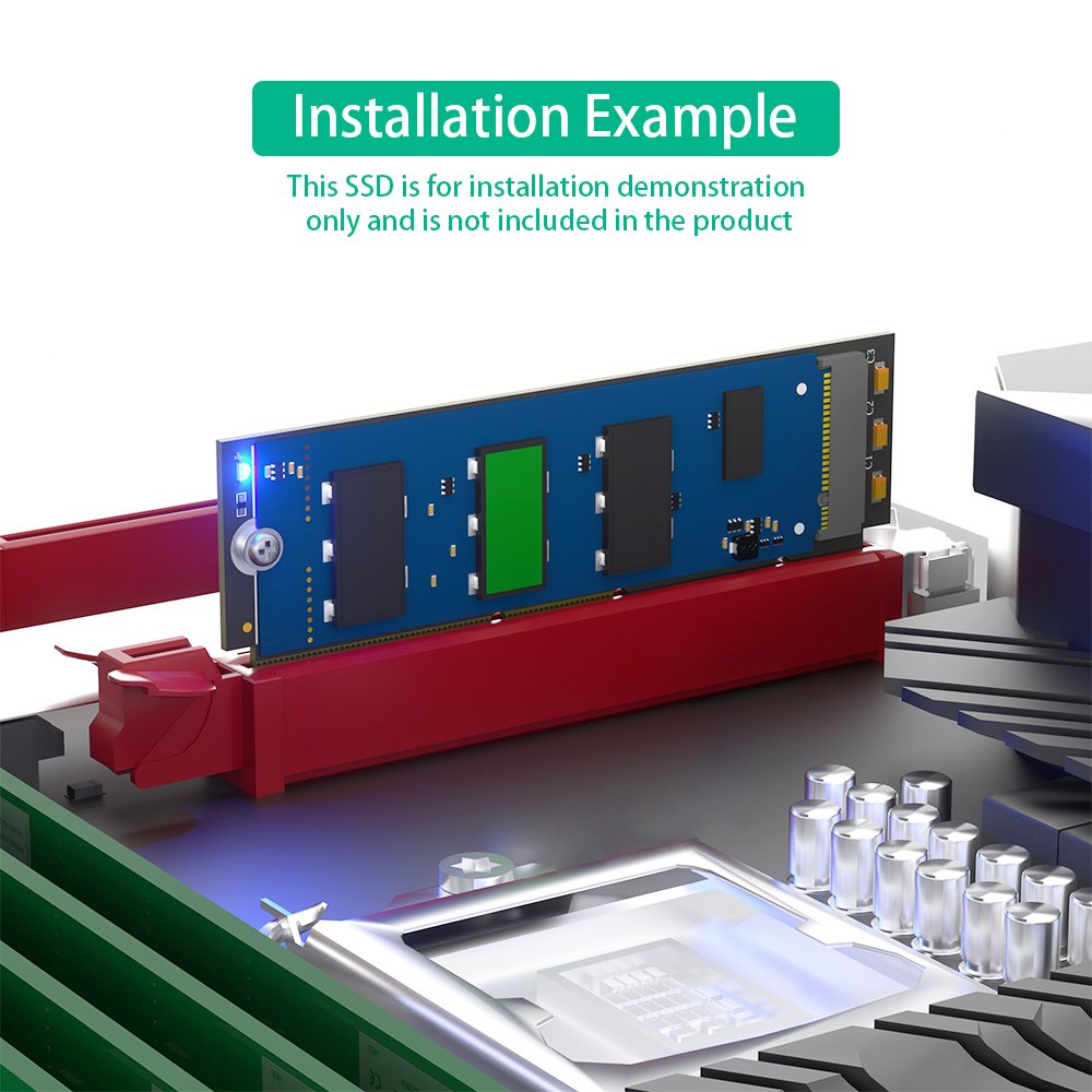 M.2 NGFF NVMe SSD to PCIE 3.0 X16/X8/X4 Adapter for 1U/2U Server and Low Profile PC Other Computer Accessories