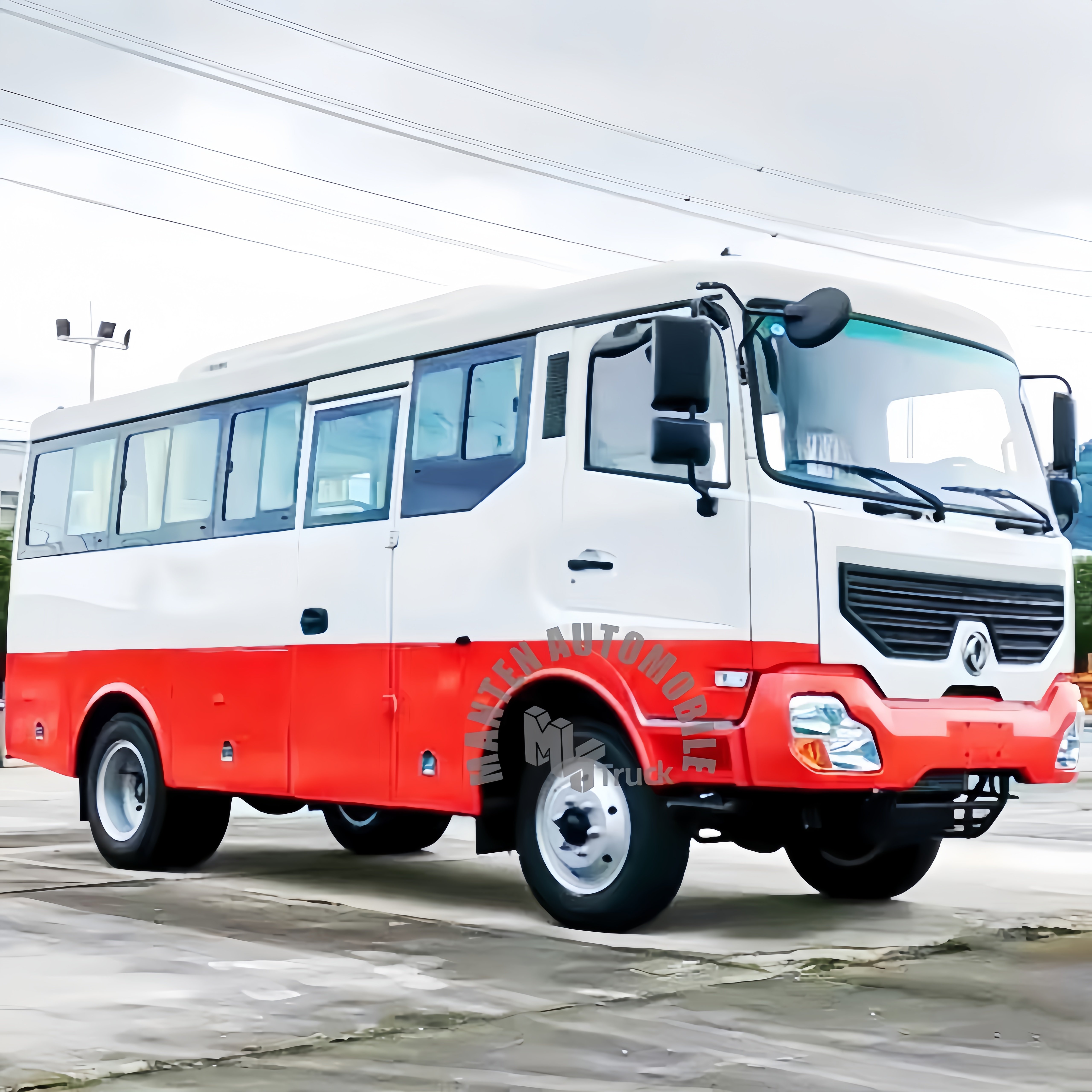Customized 4X4 6X6 All Wheel Drive Off Road Coach Bus 10 16 23 Seats Luxury AC Desert Coaster Bus