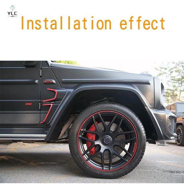 YLC Body Kit for Mercedes Benz Body Kit G-class Old Model Upgrade New Model Appearance for Bra Bus Old to New