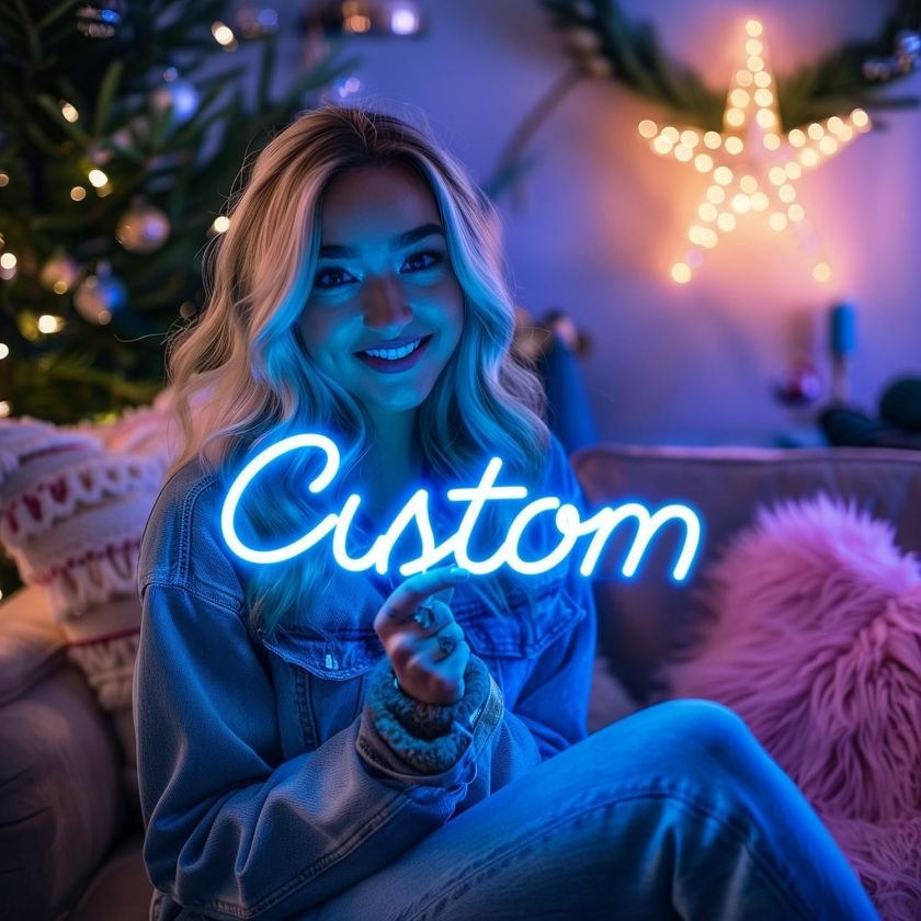 Dropshipping Free Design Custom Led Neon Light Name & Letter Logo Neon Sign for Bedroom Birthday Party Home Wall Decoration