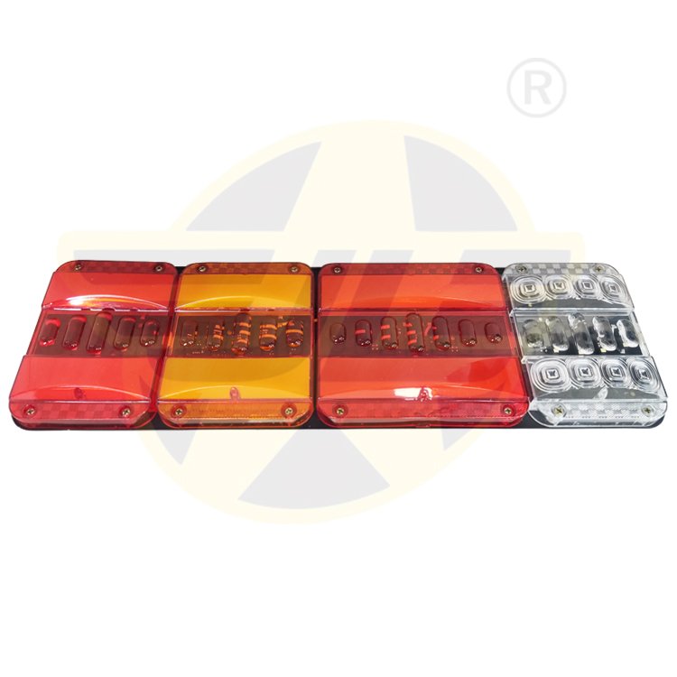 Universal Bus Lorry Trailer Truck 24V LED Taillights LED Brake Stop Turn Signal Rear Tail Lamp 12V Driving Light Rear Taillight