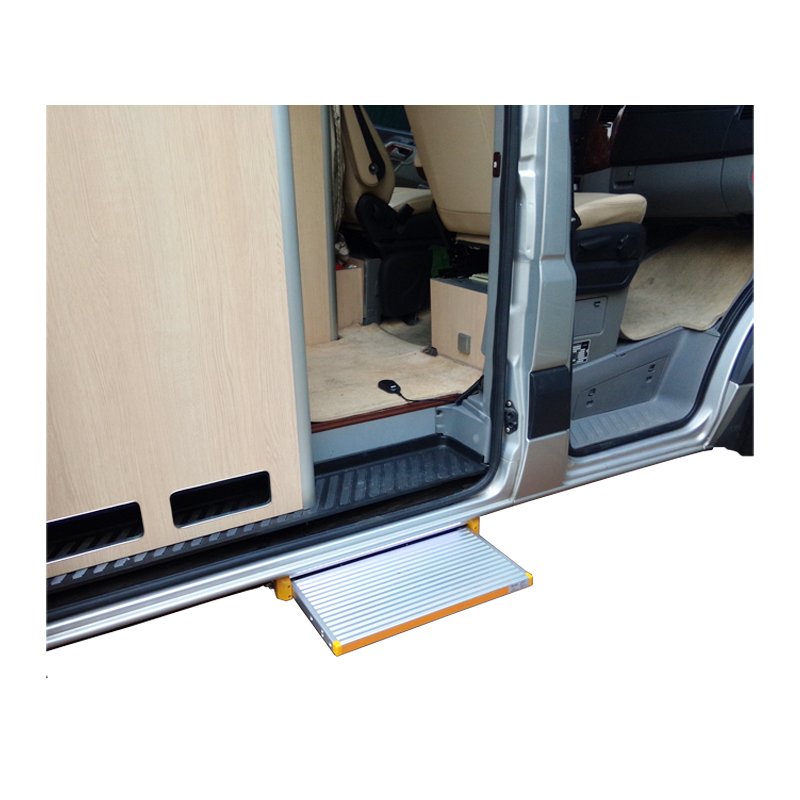 Electric Automatic Sliding Step Caravan Camper RV Door Slide Footboard Step for Trailer Motorhome Van 250kg Capacity 12V Motor