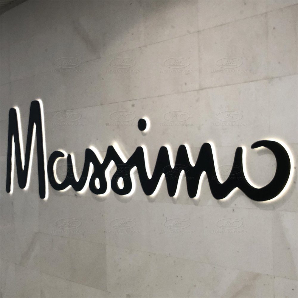Custom 3D Acrylic LED Letter Sign Outdoor Light Backlit Business Logo Board for Mobile Shop & Bar Advertising Design