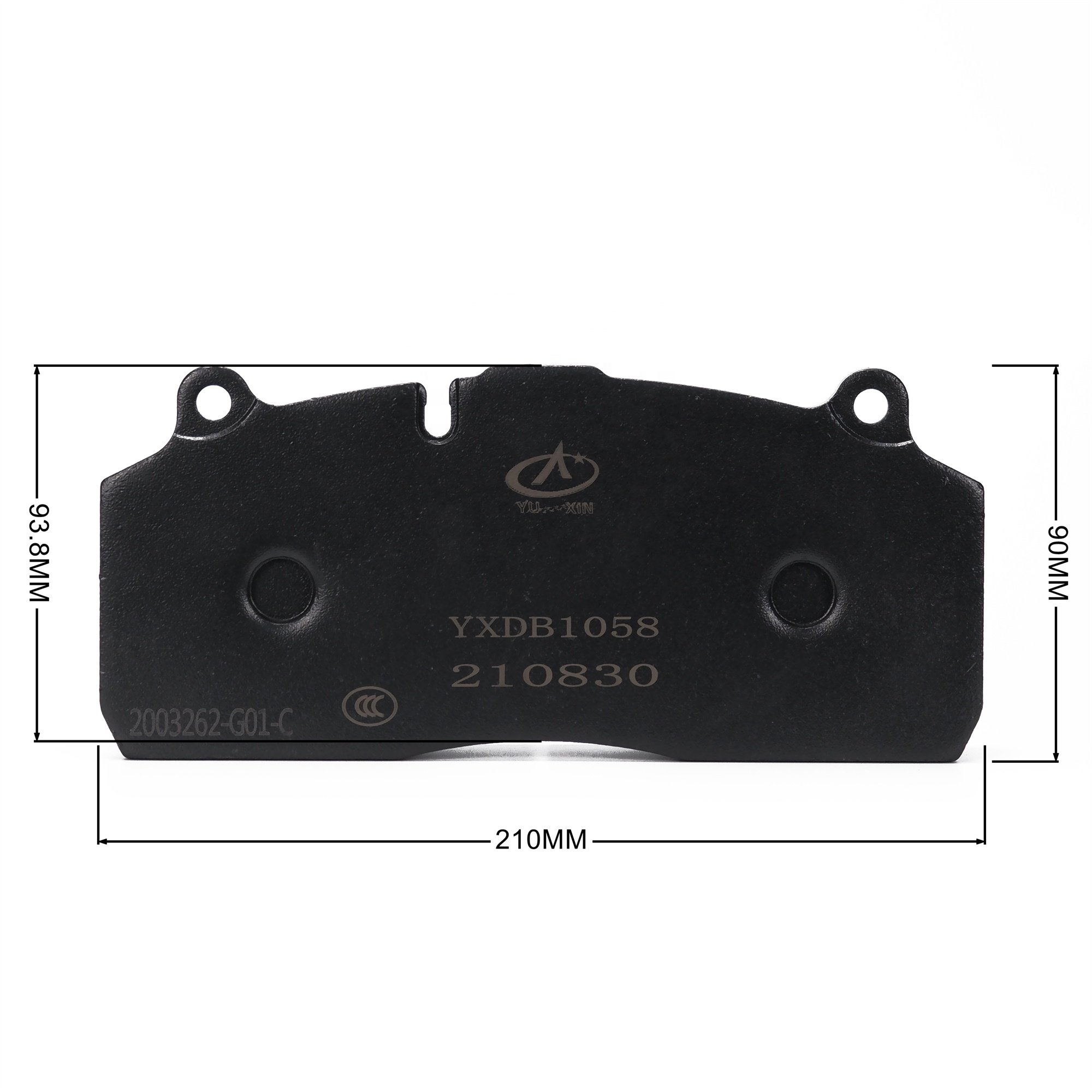 Disc Brake Pad Kit YXDB1058 High Quality Bus Spare Parts Disc Brake Pads