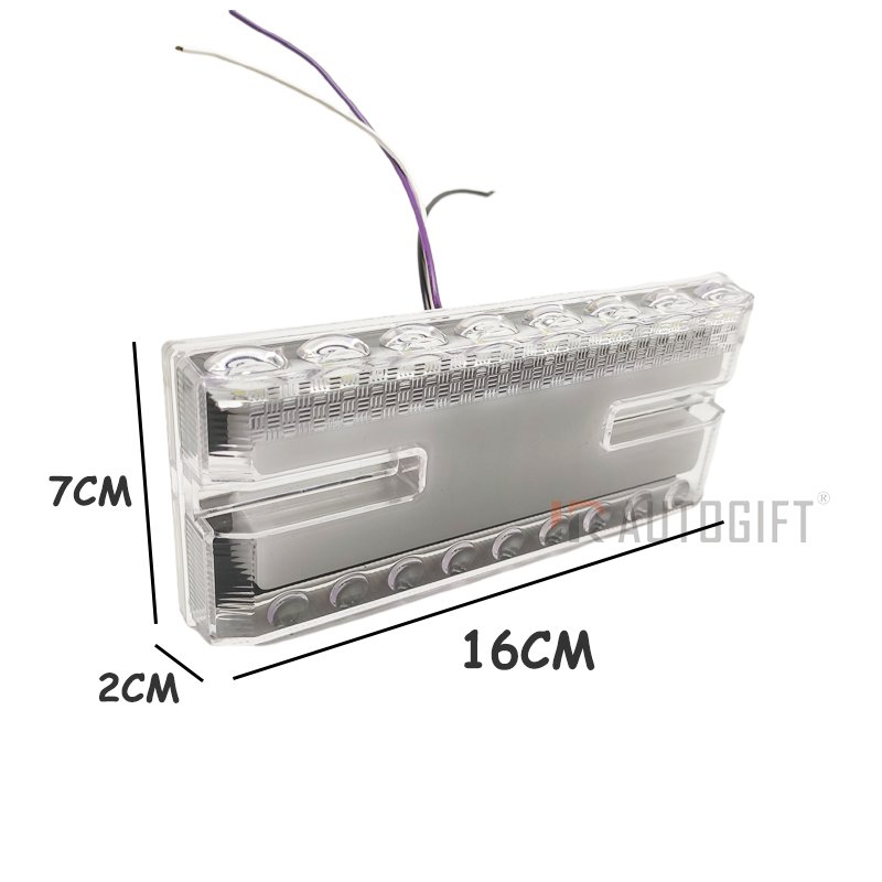 4PCS LED Dynamic Car Truck Side Marker Clearance Light 24V Turn Signal Indicator Lights Lamp Taillight for Trailer Lorry Bus