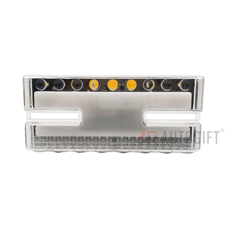 4PCS LED Dynamic Car Truck Side Marker Clearance Light 24V Turn Signal Indicator Lights Lamp Taillight for Trailer Lorry Bus