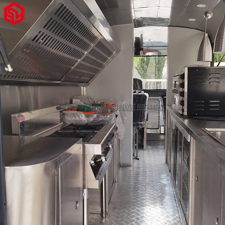 Custom Ice Cream Truck Mobile Canteens Snack Van Catering Trucks for Sale Party Bus Food Truck Mobile Electric Food Cart