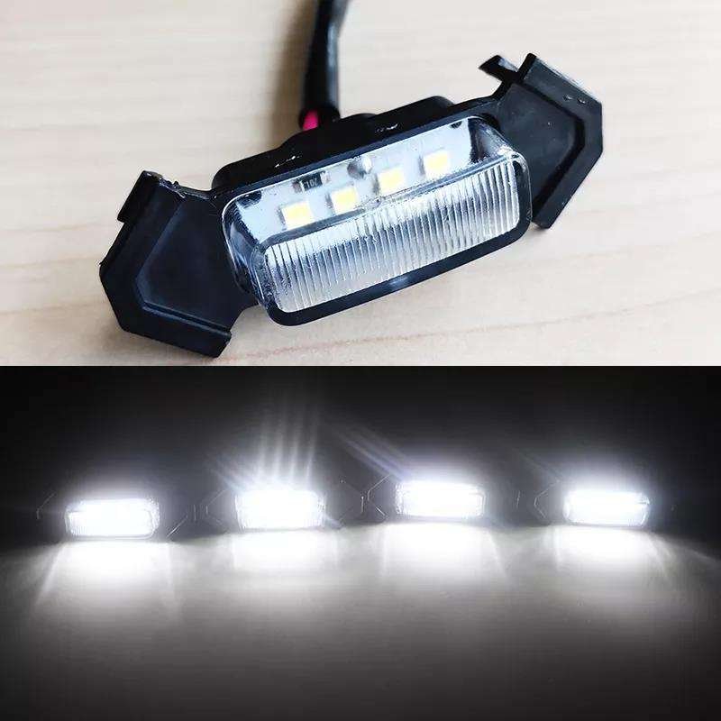 Carolyn 4pcs LED Grille Lights Amber White Offroad Raptor 12v Car Grille Led Lights for Toyota Tacoma 2016-2018 Honda Nissan