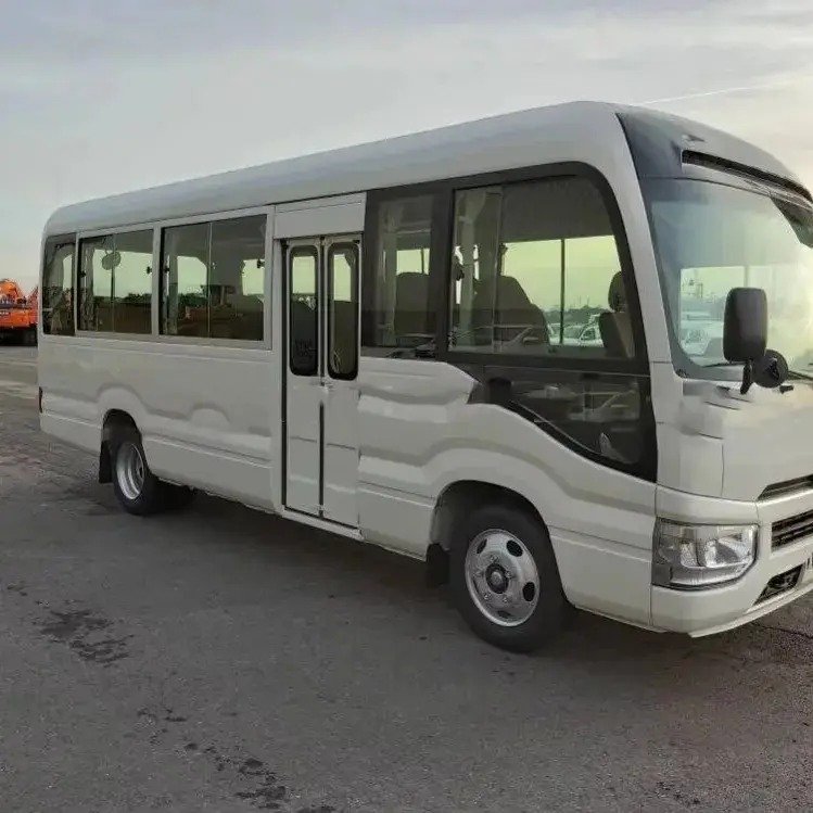 Used Car 2018 2019 2020 2021 2022, Hot Selling Toyota coaster Bus 2TR Gasoline Engine Used Toyo Coster 23 Seats Uesd Coach