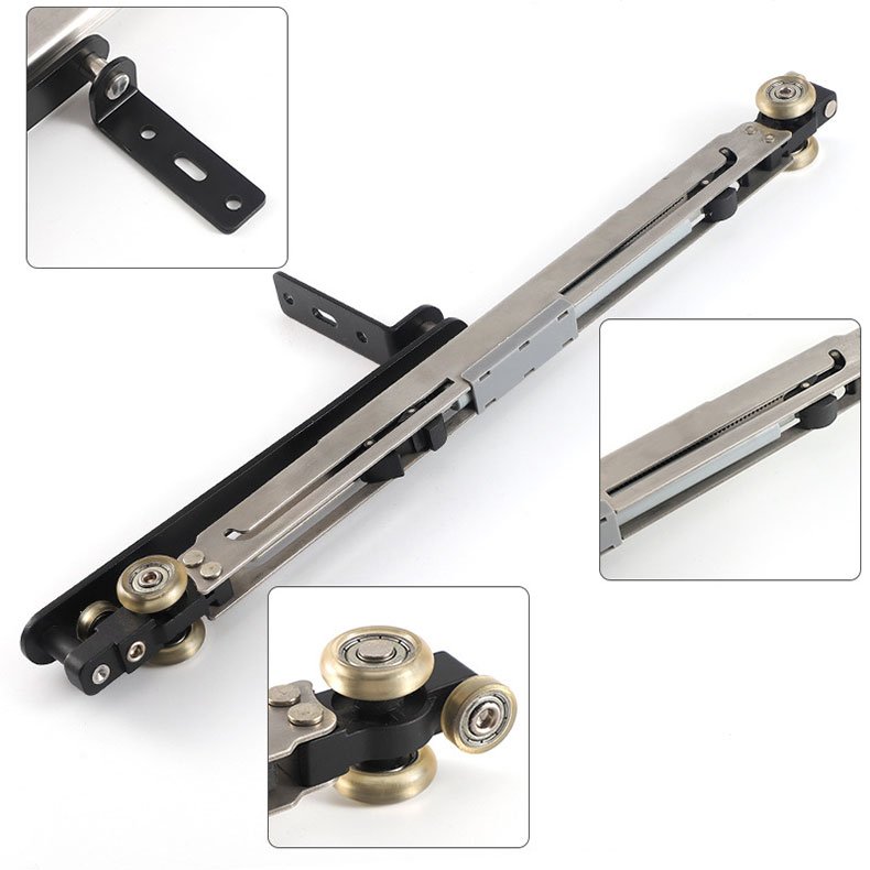 Flush Sliding Door System Door Slide System Aluminium Wheels Closet Sliding Door Systems