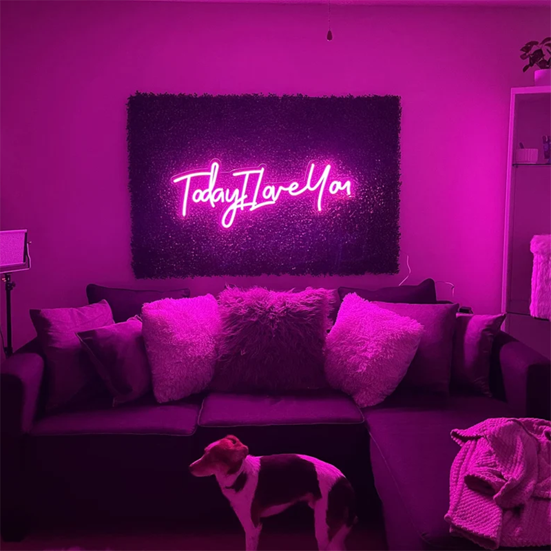 Rebow Fast Delivery Oem Customized Led Neon Sign Accessories Determine for Home Decor